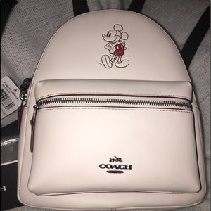 Mini Coach Mickey Mouse leather backpack NWT!!